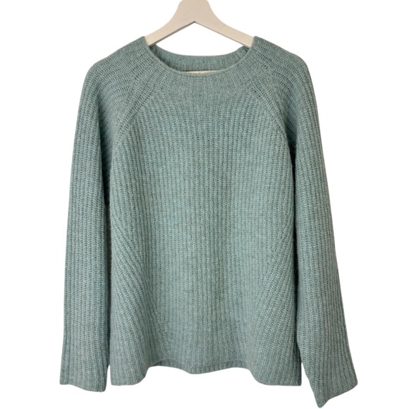 Saks Fifth Avenue Wool Alpaca Blend Soft Sweater Women’s Size M Made in Italy - Picture 1 of 9